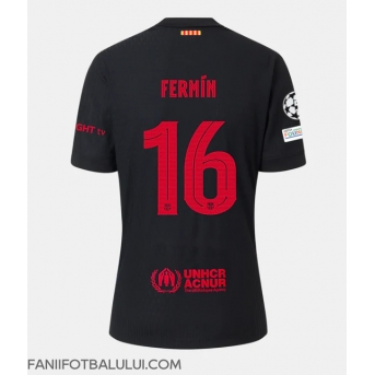 Barcelona Fermin Lopez #16 Tricou Fotbal Replică 2024-25 Barbati Deplasare